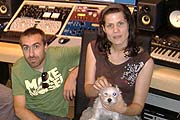Noisecut a studiový pejsek Maruška :c) 